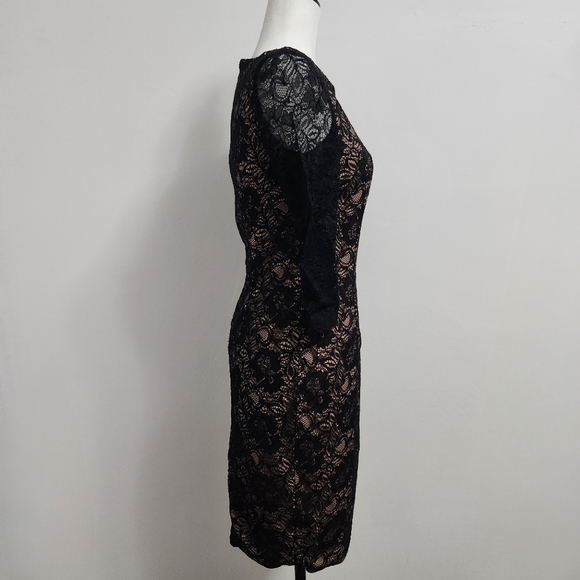 JS Collections Black Lace Dress - Picture 4 of 12